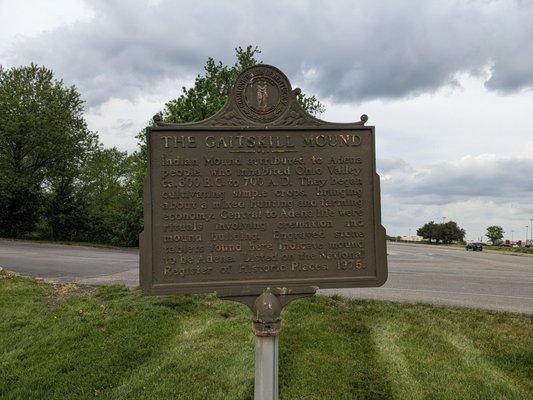 The Gaitskill Mound Historical Marker, Mount Sterling