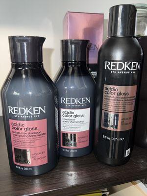 REDKEN color gloss shampoo and gloss treatment