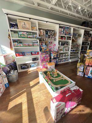 Kid's train play area