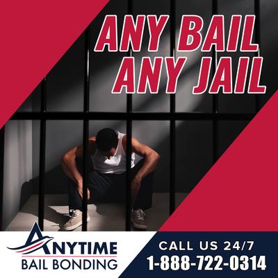We offer the fastest possible relief from jail. Call Anytime Bail Bonding. Any Bail. Any Jail. Any Time.