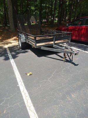 trailer that was apparently allowed on premise, yet my enclosed trailer was not...?