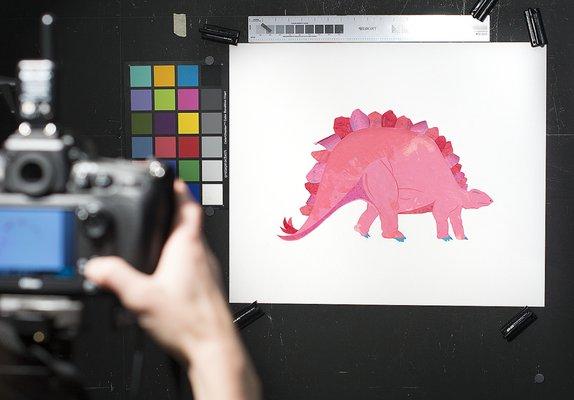 We will scan or photograph your work in-house, creating beautiful, high-quality images.