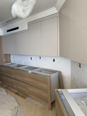 Kitchen cabinets