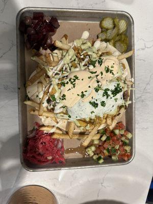 Shawarma loaded fries