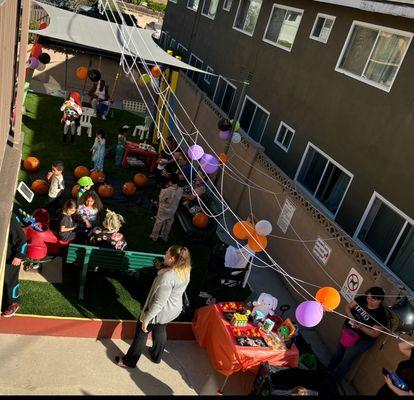 Halloween playground