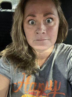 This is faiths second attempt and then I got dropped by the time I arrived home.