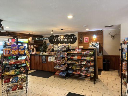 This is what it looks like when coming into our store, and you are always greeted by one of our many freindly and dedicated staff.