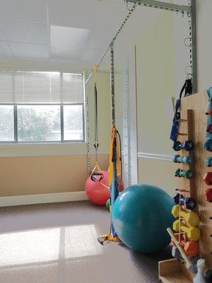 modern equipment in quiet rooms