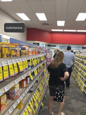 Long line. Short staffed.