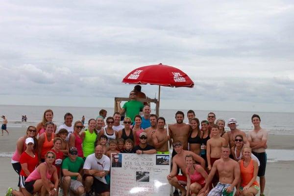 Beach Workout today on Coligny Beach, HHI! So much fun