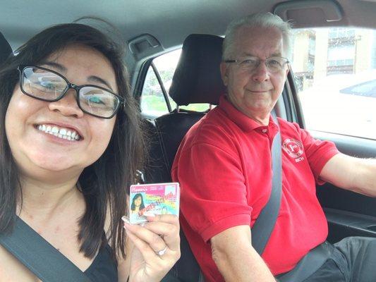 !Got my license today with Mr.Rich!He also one of the top ten driving schools in Honolulu! Thanks again Mr.Rich