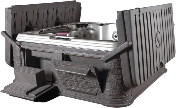 Only hot tub with a lifetime warranty on the cover and cabinet...