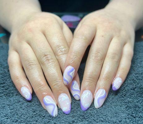 Har Gel Manicure with extensions