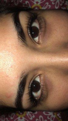 Beautiful lash lift. Enhanced eyelashes to a whole other level. In love!!!