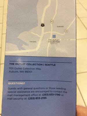 Address, location, and phone of The Outlet Collection