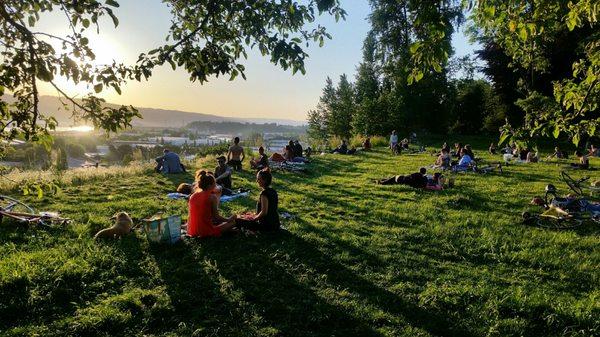 One of the best sunset spots in town. It's actually private property though so please be respectful.