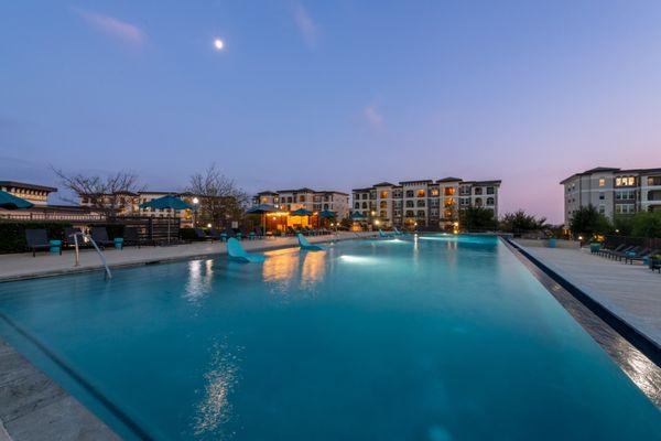 Resort Style Pool with Sundeck