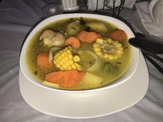 Sopa de pollo