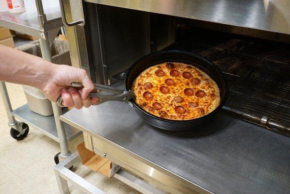 Pizza made fresh to order