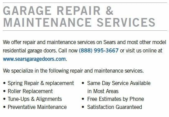 Garage Doors Openers Repairs