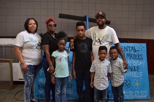 Family come to sign up from wentzville