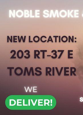 NOT CLOSED! - MOVED! - TO 203 ROUTE 37 E,
In TOMS RIVER, NJ.