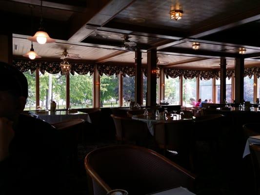 The view of the locks is great.