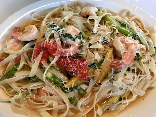 Fettuccini with Shrimp
