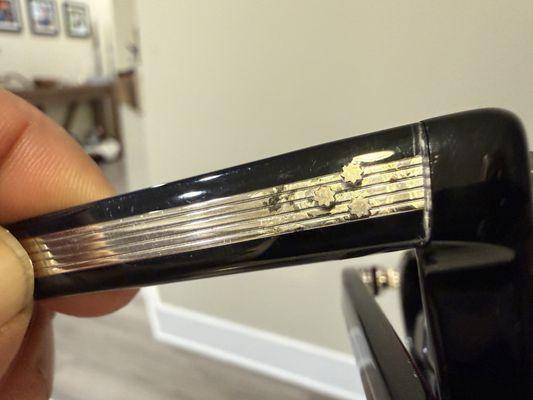 Oxidation that looks like mold.