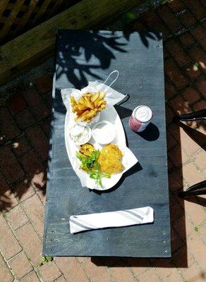 Flounder fish n chips special