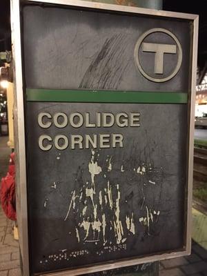 Coolidge Corner MBTA Station - Green Line