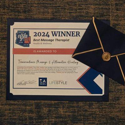 2024 Gila Valley Best Massage Therapist