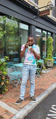 Me eating an afagatto