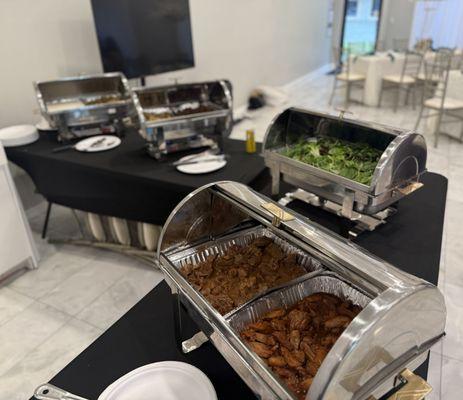 Catering options at studio1060