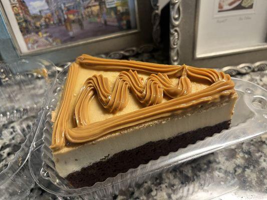 Amazing choco-flan; chocolate cake layer topped with caramel flan. So food!