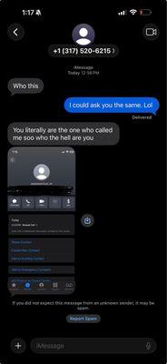 Conversation with business.