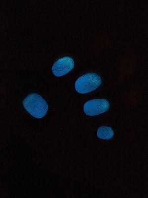 Glow in the dark nails ! Coming soon to lotus 21 salon
