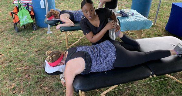 Stretching Is always important before any run!