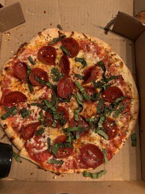 Cincy Pizza Week special: personal pepperoni and hot honey