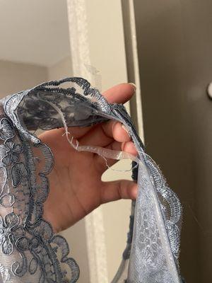 Disgraceful damages to my sisters gown