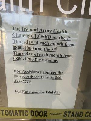 Ireland Army Health Clinic