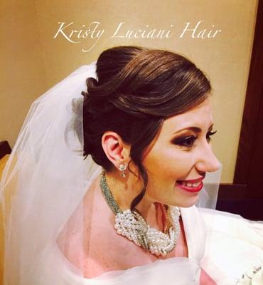 Bridal hair by Kristy Luciani