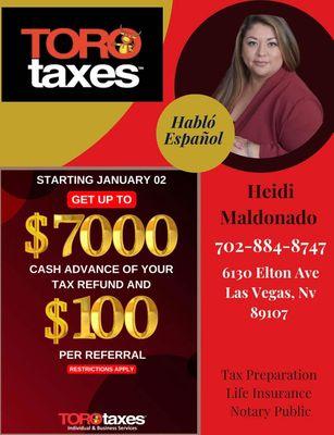 Heidi Maldonado - Toro Life Insurance