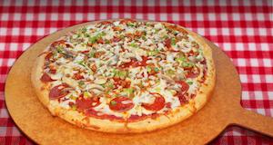 The DeFelice Bros Special!!!! Pepproni,sausage, mushrooms, green peppers, & onions. Won, Best Pizza in the USA, in world pizza completion.