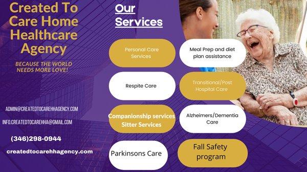 Created to Care Home Healthcare Agency