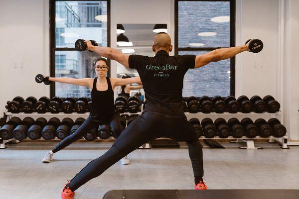 At GreenBar Fitness we take the word "personal" in personal training seriously and we'll design every detail of your program to fit you.
