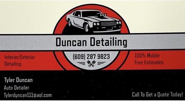 Duncan Mobile Detailing