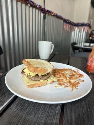Breakfast sandwich