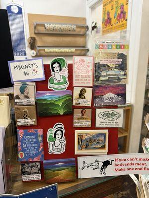Magnets at 3rd Street Books