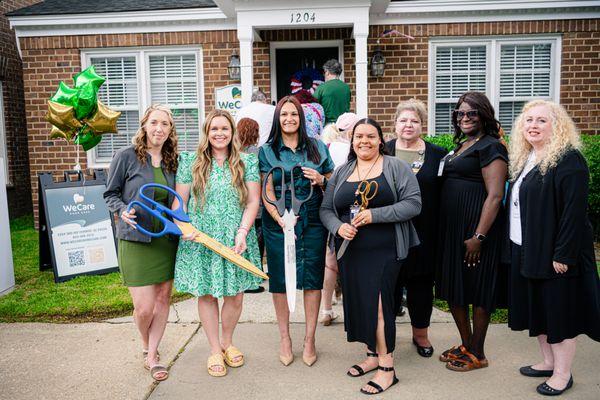 2025 Ribbon Cutting after relocating main office.
